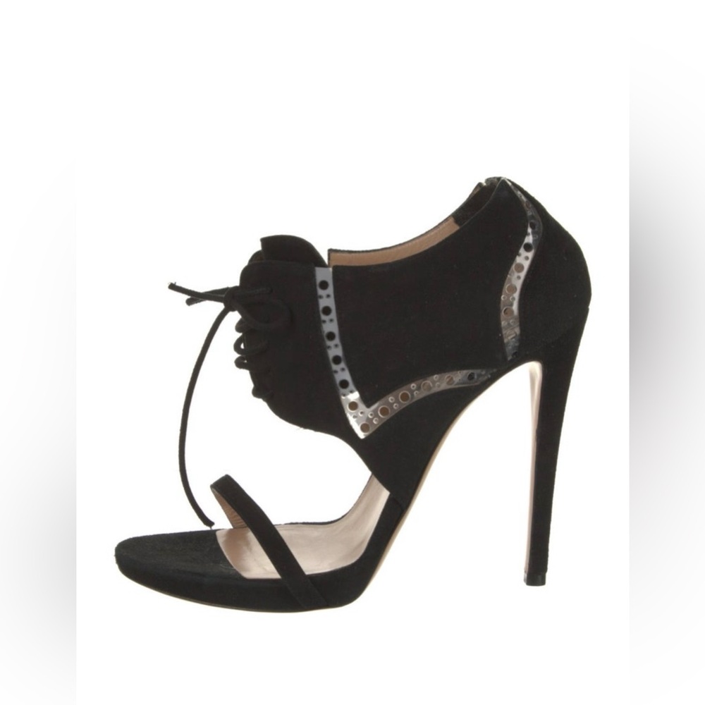 Emporio Armani Suede T-Strap heels
